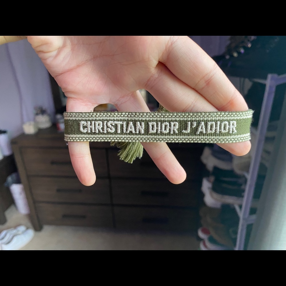 REAL CHRISTIAN DIOR WOVEN BRACELET